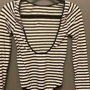 Free people long sleeve body suit